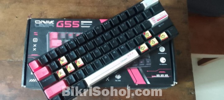 Onikuma G55 RGB Backlit Mechanical Keyboard (Brand New)